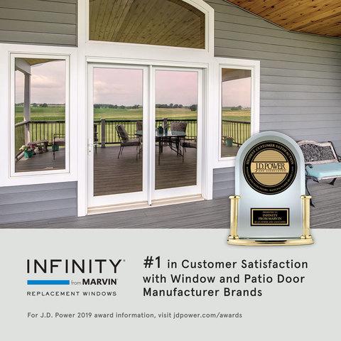 INFINITY WINDOWS FROM MARVIN RANKED #1 IN J.D. POWER STUDY