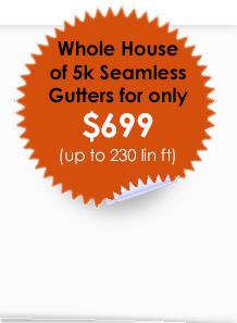 699 for an Entire House of NEW Seamless Gutters and Downspouts - Image 2
