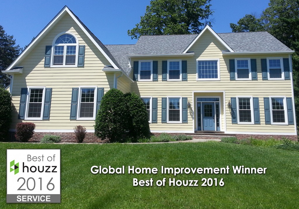 Global Home Improvement of Feasterville, PA and Morristown, NJ Awarded Best of Houzz 2016