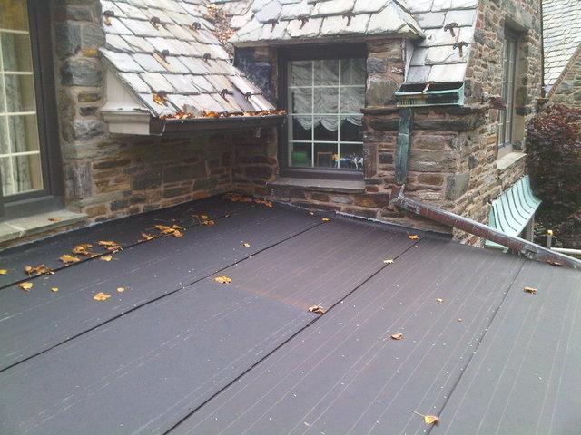 Low Sloping Metal Roof in Gladwyne, PA