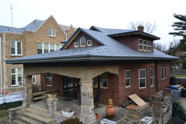 Sierra Slate Grey Tamco Metalworks Metal Slate Roof Installation in Riverton, NJ