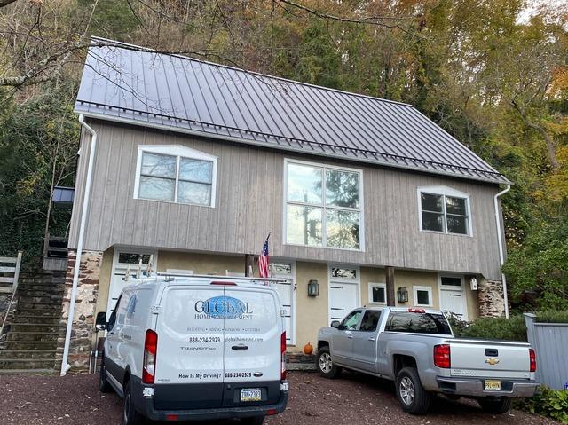 Standing Seam Metal Roof with Snow Rail in Upper Black Eddy, PA