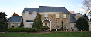 Metal slate roofing